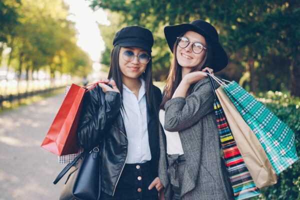 Photo trendy handbags