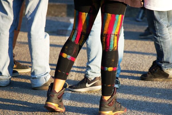 Photo colorful leggings