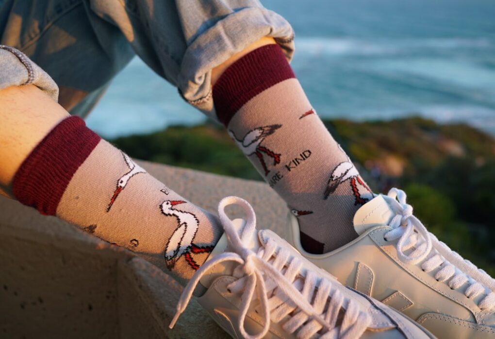 Photo over-the-knee socks