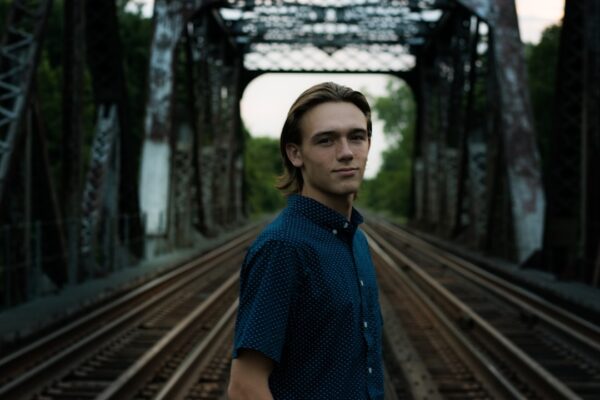 Photo blue shirt